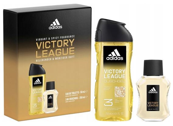 adidas victory league woda toaletowa 50 ml   zestaw 